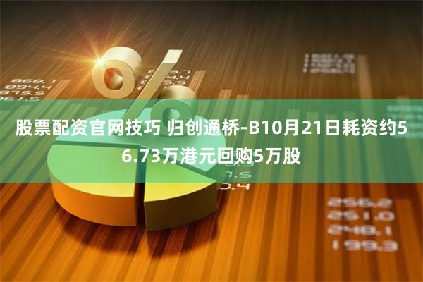 股票配资官网技巧 归创通桥-B10月21日耗资约56.73万港元回购5万股