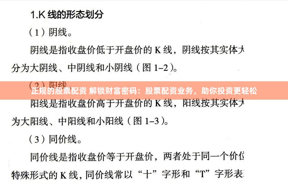 正规的股票配资 解锁财富密码：股票配资业务，助你投资更轻松